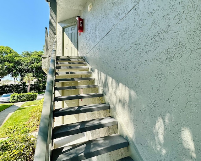 view of staircase