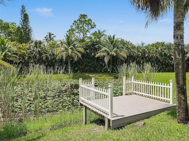 exterior space with a wooden deck