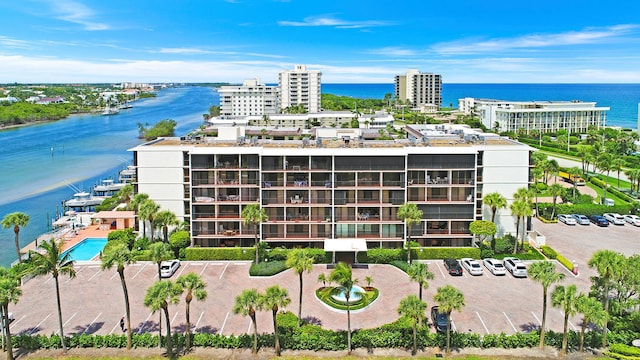 view of property featuring a water view