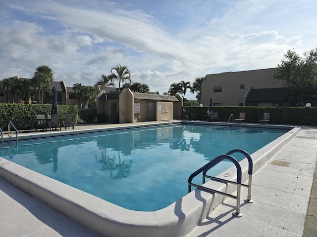 view of pool