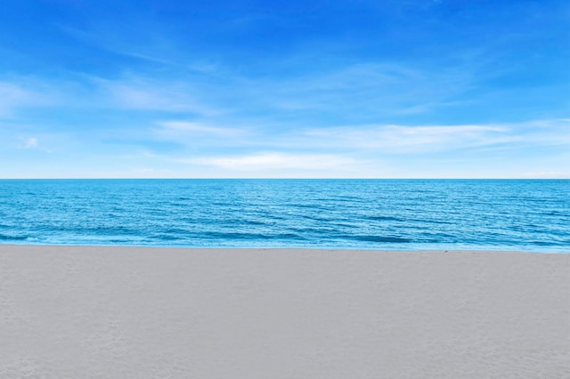 water view featuring a view of the beach