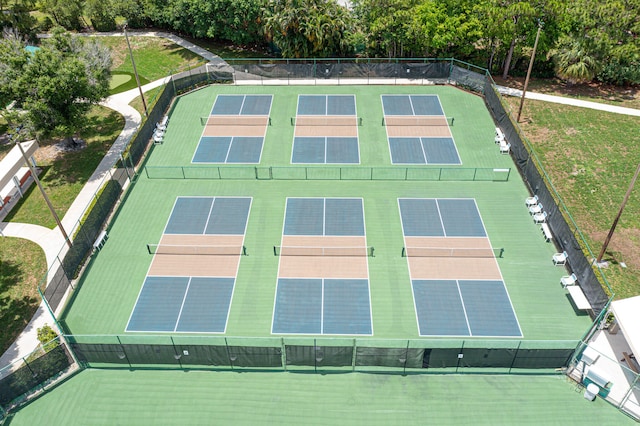 view of sport court