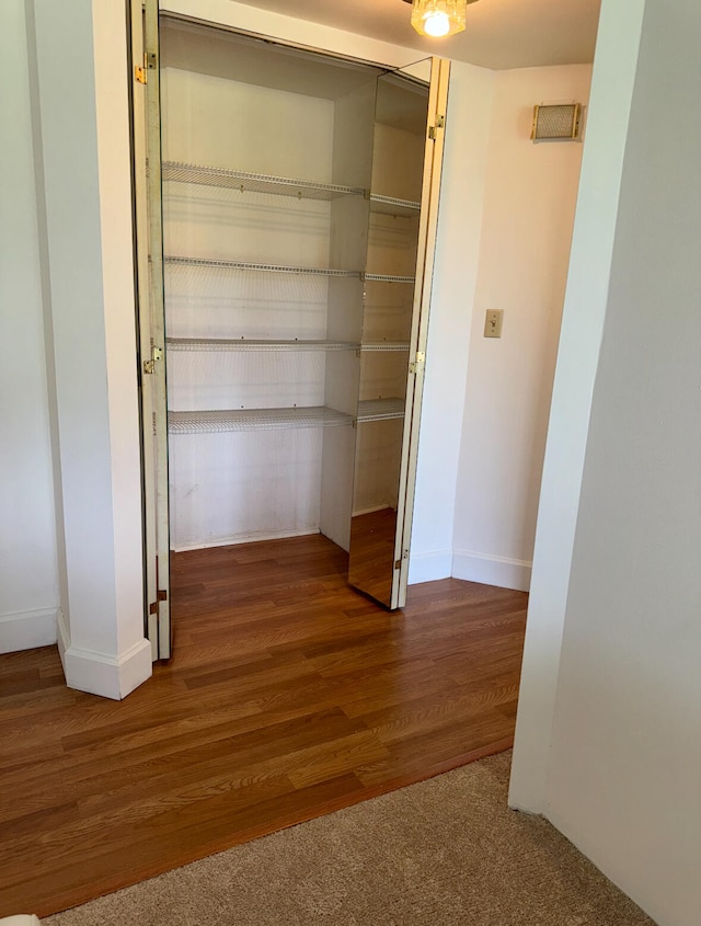 view of closet