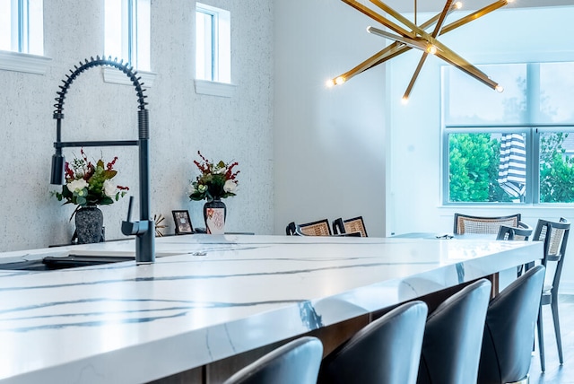 view of dining area