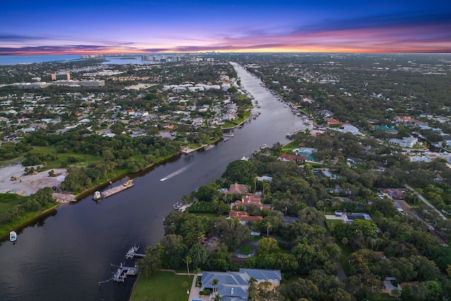 13058 Flamingo Ter, Palm Beach Gardens, FL 33410 - aerial view of property and surrounding area with a large body of water