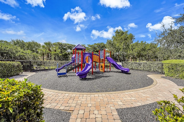 view of jungle gym