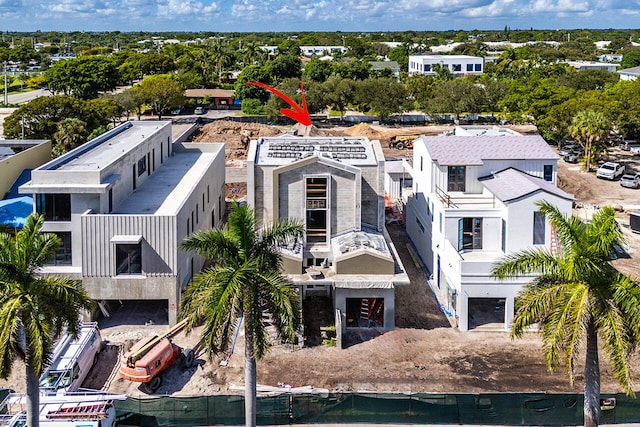 birds eye view of property featuring a residential view