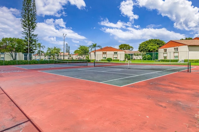 view of sport court