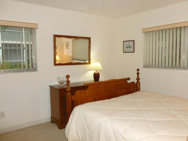 bedroom with carpet flooring