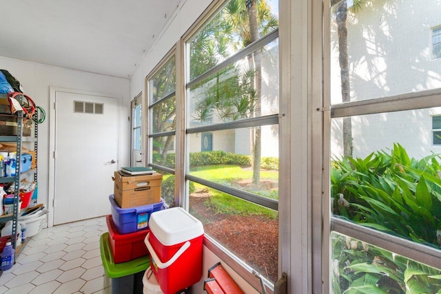 sunroom / solarium with a wealth of natural light