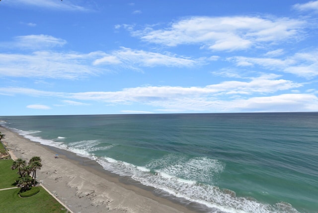 water view with a beach view