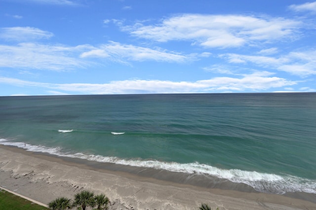 water view with a beach view