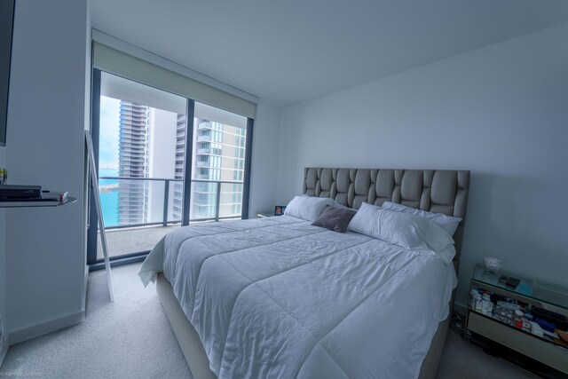 bedroom with carpet flooring