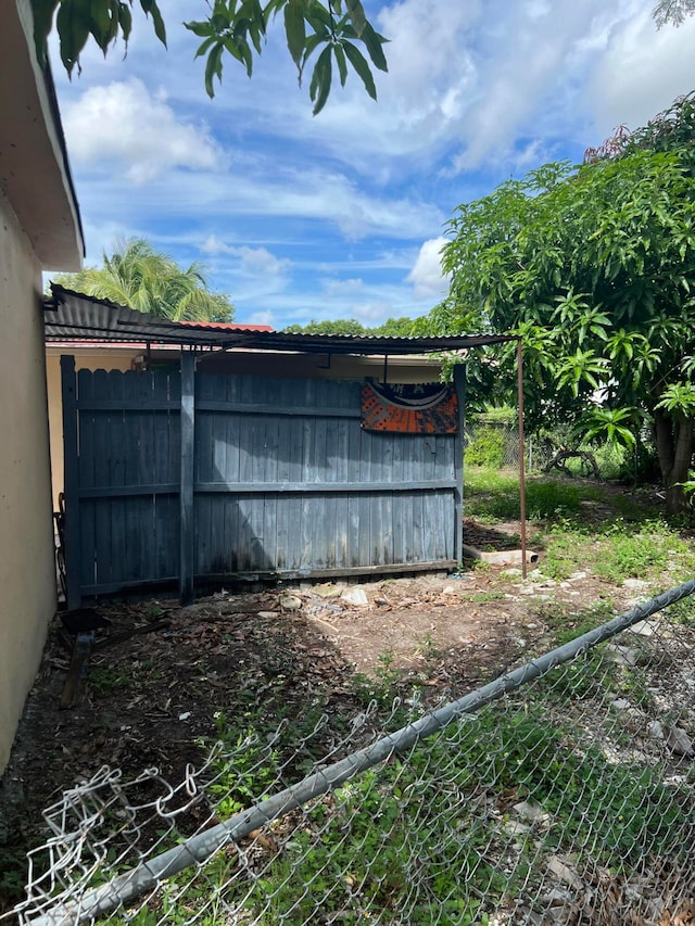 view of outbuilding