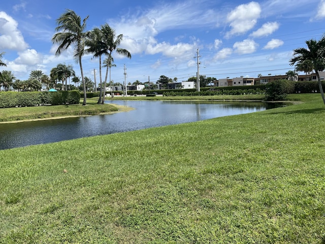 view of water feature