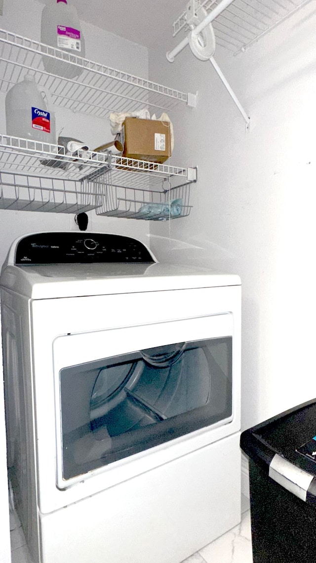 view of laundry room