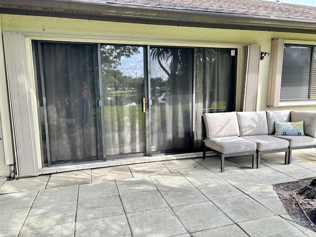 view of patio / terrace with an outdoor hangout area