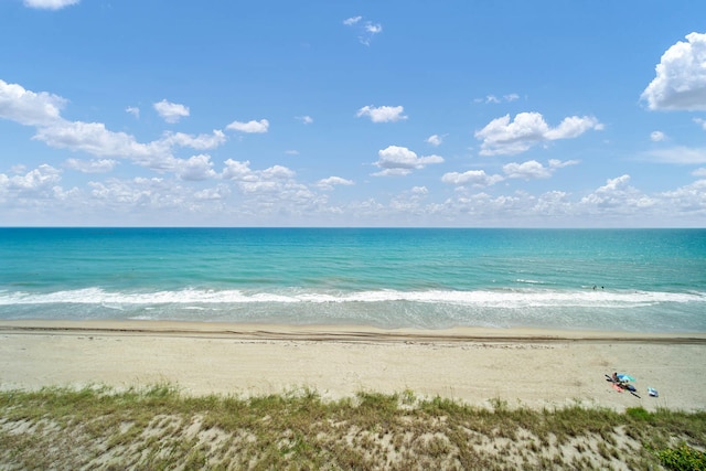 water view featuring a view of the beach