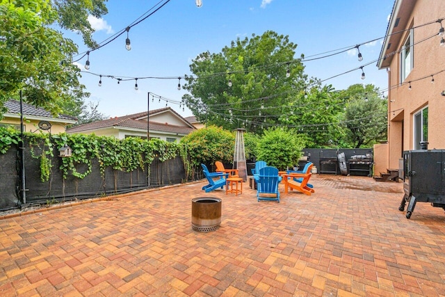 view of patio / terrace featuring a fenced backyard