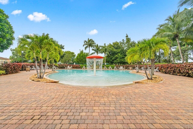 view of pool