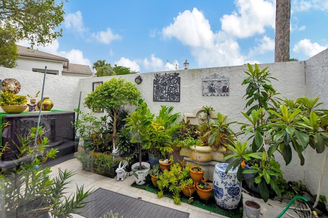 view of patio