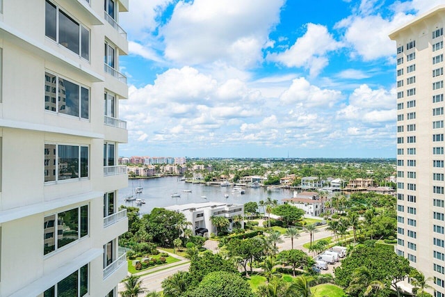 600 S Ocean Blvd Unit 1207, Boca Raton, FL 33432 - water view with nearby urban area