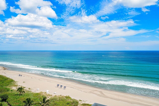 600 S Ocean Blvd Unit 1207, Boca Raton, FL 33432 - water view featuring nearby beach