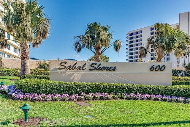 600 S Ocean Blvd Unit 1207, Boca Raton, FL 33432 - community sign featuring a lawn
