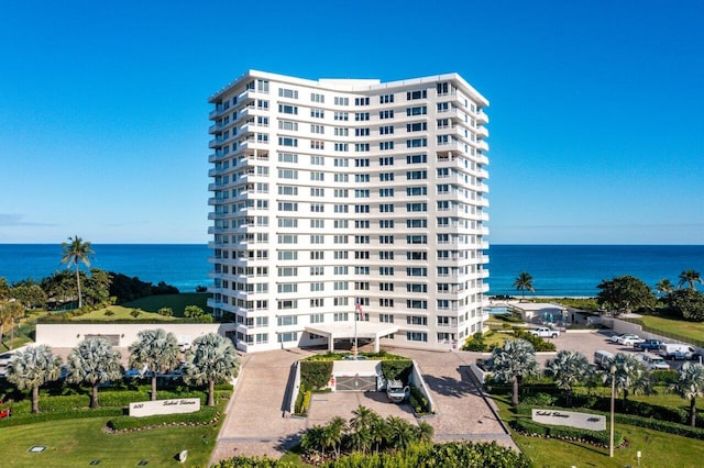 600 S Ocean Blvd Unit 1207, Boca Raton, FL 33432 - view of apartment building / complex with a water view