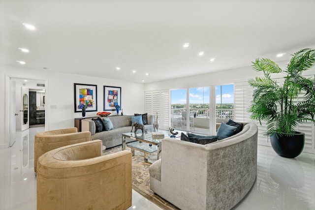 600 S Ocean Blvd Unit 1207, Boca Raton, FL 33432 - living room with recessed lighting