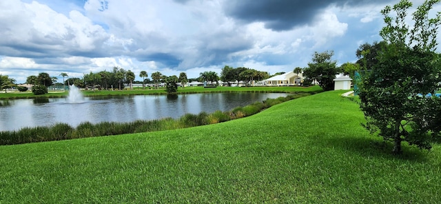 property view of water