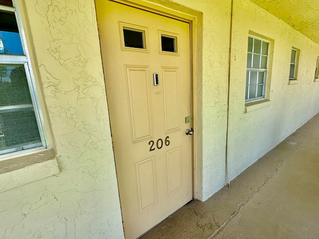 view of entrance to property