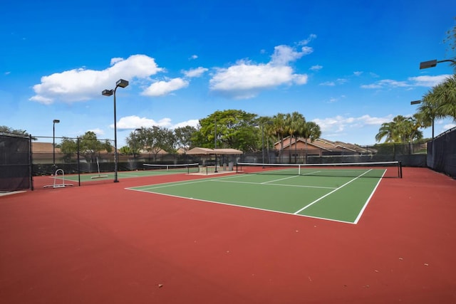 view of sport court featuring basketball court