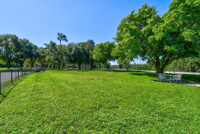 view of yard