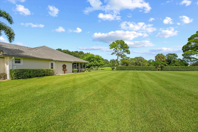 view of yard