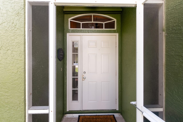 view of entrance to property