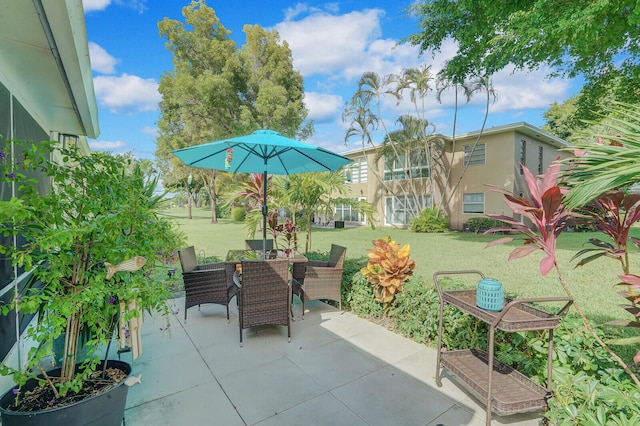 view of patio