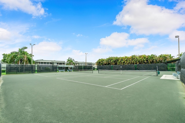 view of sport court