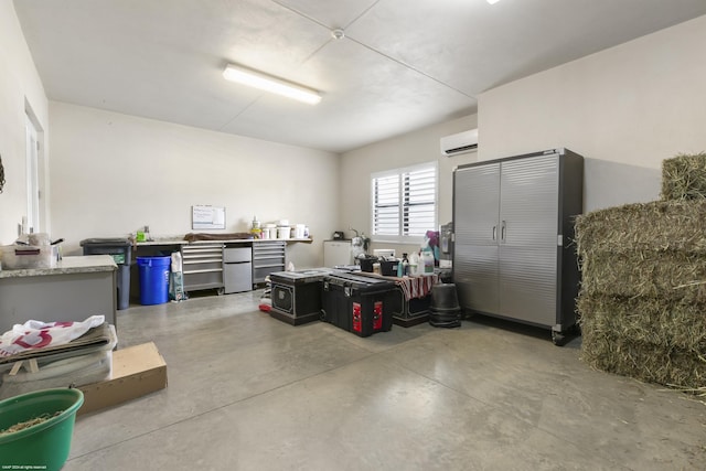 11780 Otter Run, Lake Worth, FL 33449 - garage featuring an AC wall unit