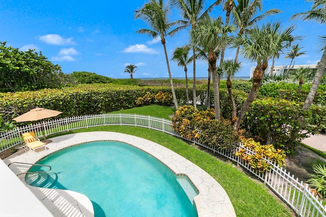 view of swimming pool