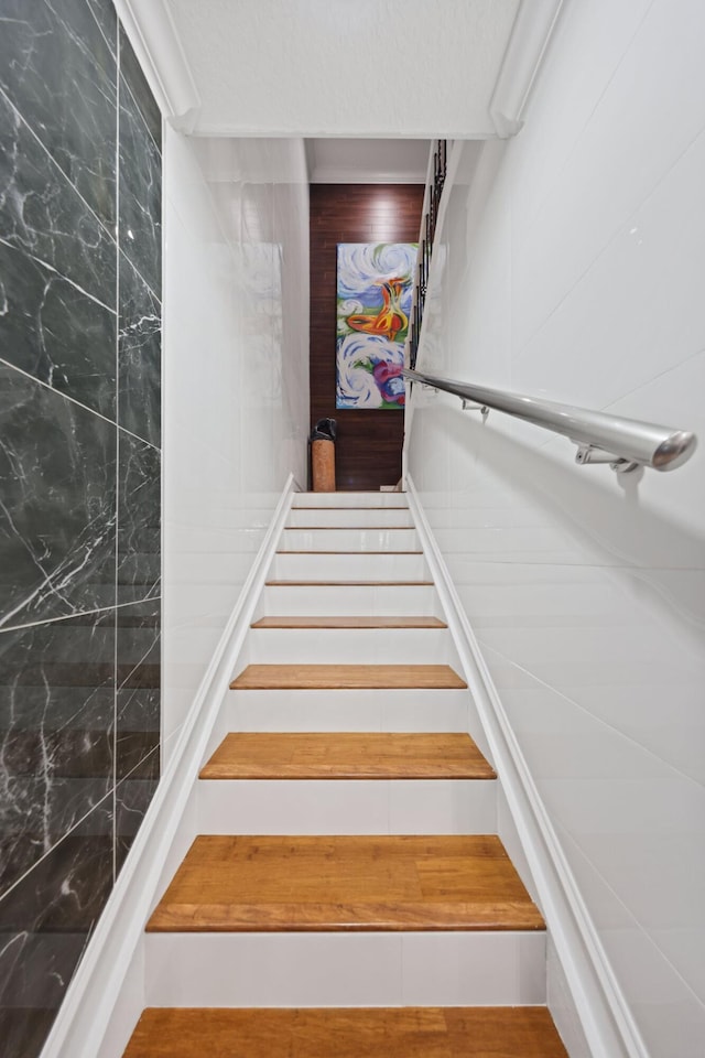 view of staircase