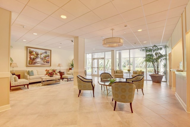 view of community lobby