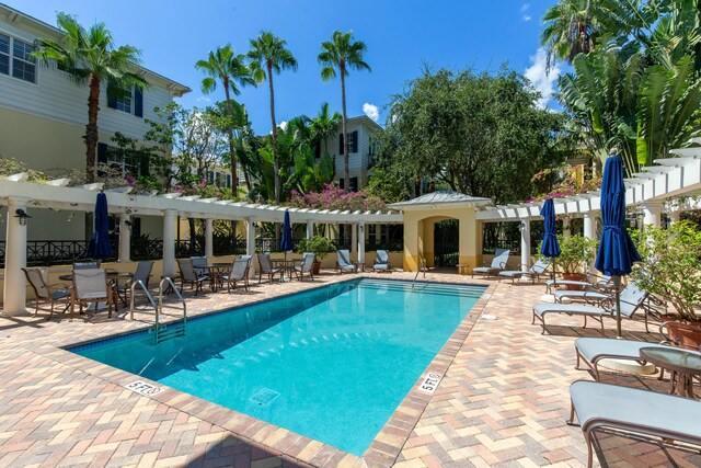 1970 S Dixie Hwy Unit R5, West Palm Beach, FL 33401 - pool with a patio area and a pergola
