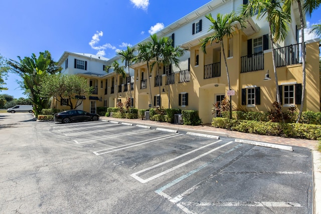 view of uncovered parking lot