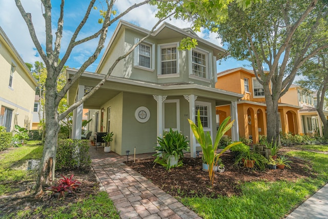 view of front of house featuring a porch