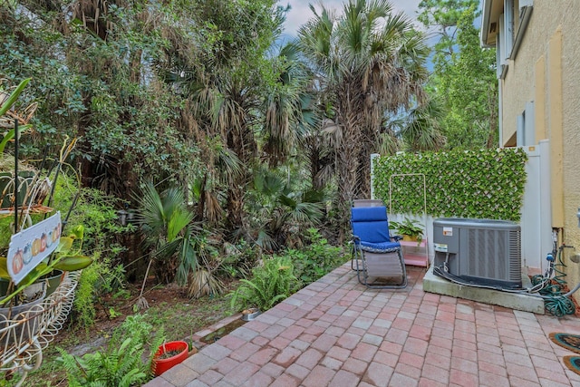 view of patio / terrace with cooling unit