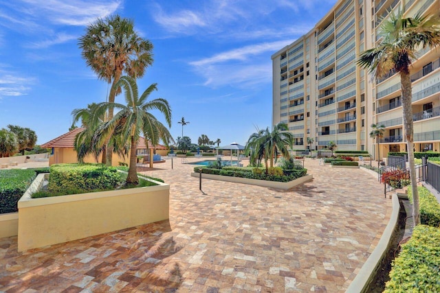 view of property's community