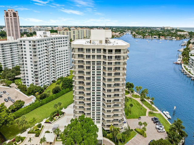 view of property featuring a water view