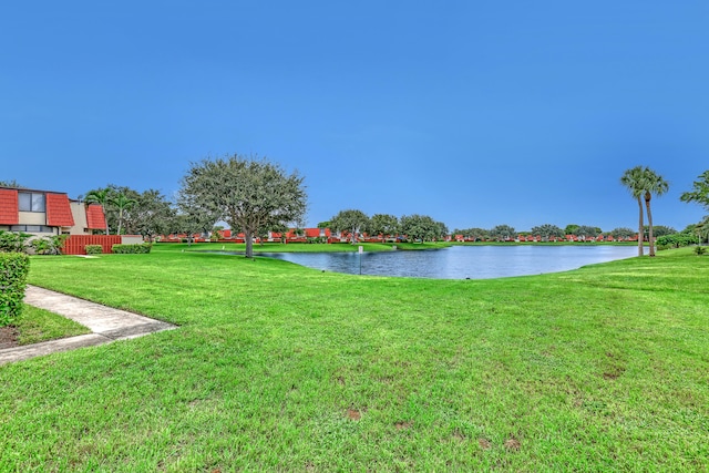 view of water feature