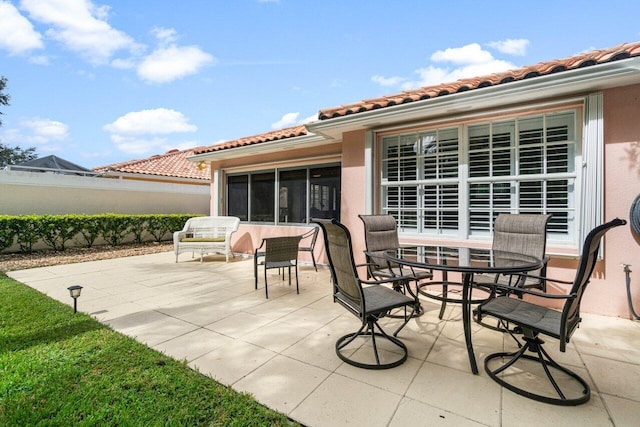 view of patio